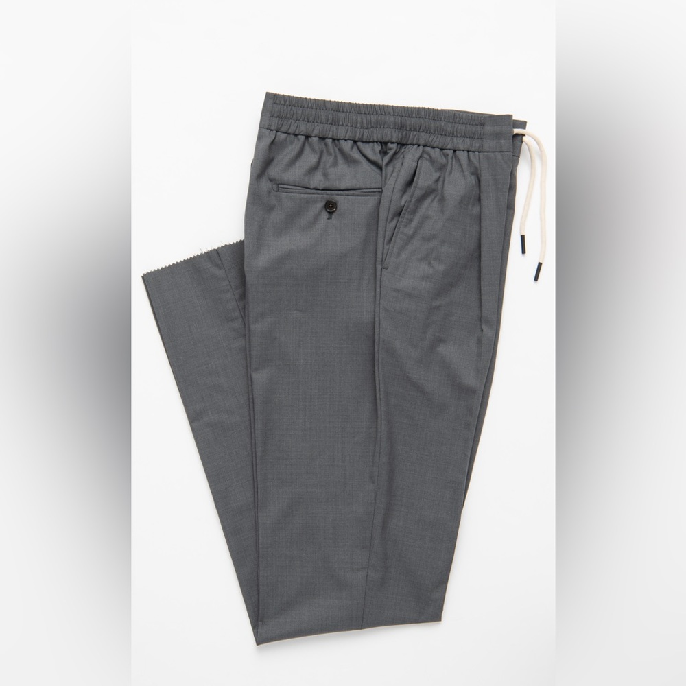 Spier & MacKay — Medium Gray Tropical wool - Easy Trouser — 33 x 32
